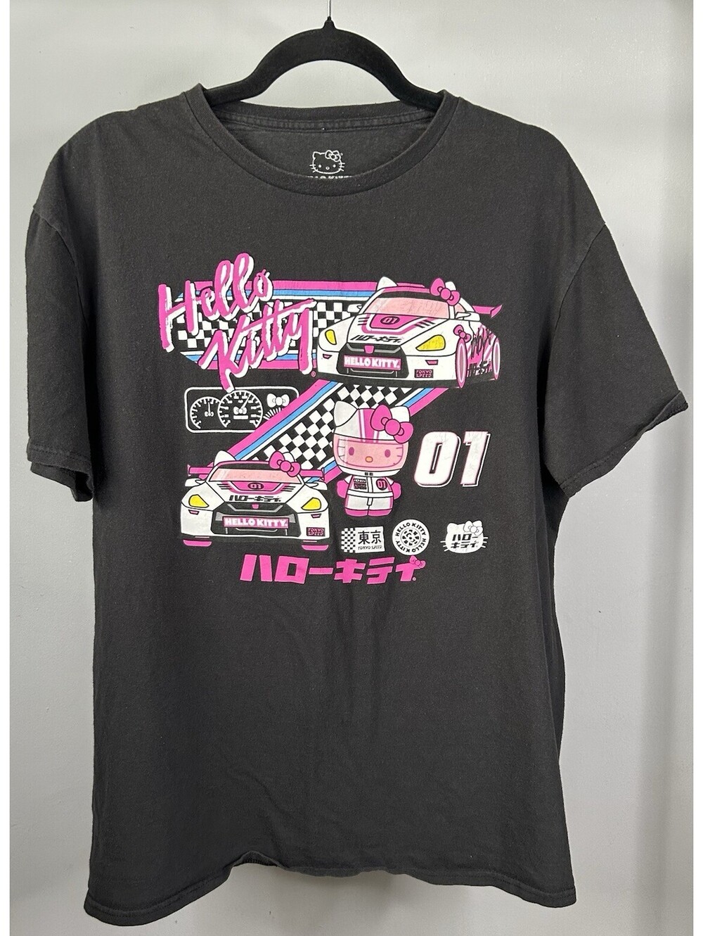 Hello Kitty Sanrio Racing T-Shirt Men’s Size XL